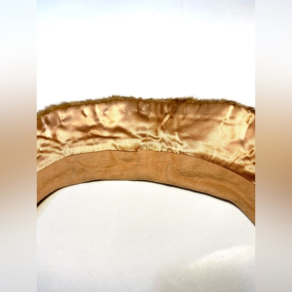 Vintage Genuine Mink Collar  Fur Ladies Lined Collar for Jacket or Coat - Picture 9 of 12